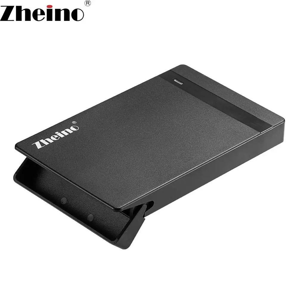 Zheino 2,5 дюйма USB 3,0 HDD/SSD Внешний корпус Чехол-коробка Тип A-Micro B для 7 мм 9,5 мм Sata жесткий диск без инструментов