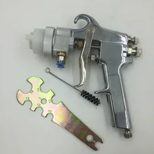 SAT1182 зеркальная хромированная распыляемая краска пистолет воздушная щетка Регулируемый регулятор давления воздуха пистолет-распылитель для краски автомобилей спрей инструменты