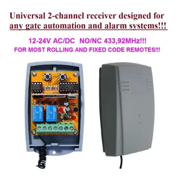 

Free shipping !!! 50pcs Universal AC/DC 433.92MHz 2 Channel Receiver YET 402PC-V2.0