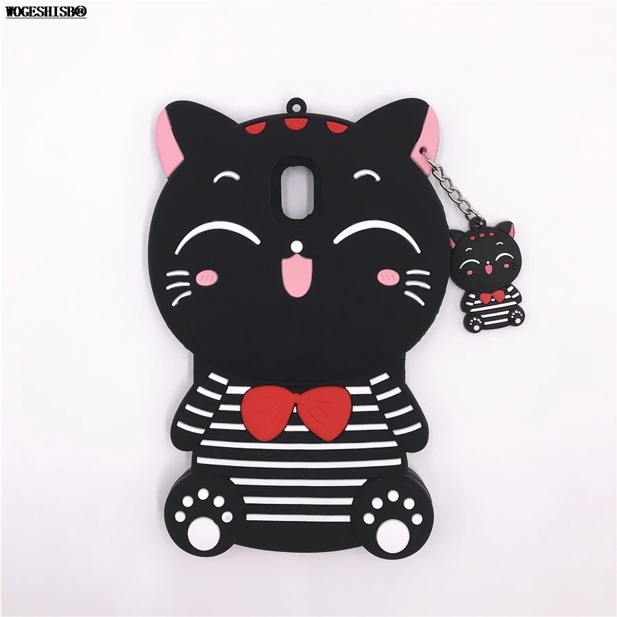 3D Cartoon Minnie Cat Stitch Case for Samsung Galaxy 2017 EU Version J3 J330 J5 J530 J7 J730 Pro Case Soft Silicone Cover Cases