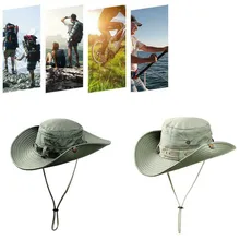 Ведро шляпа boonie охота рыбалка на открытом воздухе Кепки шляпа с широкими полями военные кепки солнцезащитные унисекс Повседневное шапки для рыбака