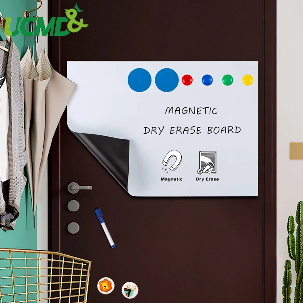 

New type fridge magnetic board soft whiteboard magnetic white board