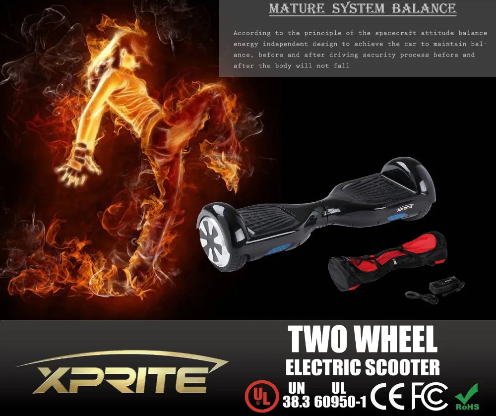 Safe Smart 6 5 2 Wheel font b Electric b font Motorized Scooter font b Skateboard