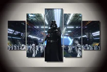 Gerahmte kunst Wand Kunst Cuadros Leinwand Malerei Gerahmte Star Wars Filme Malerei Auf Leinwand Raum-dekoration Print Bild jj18