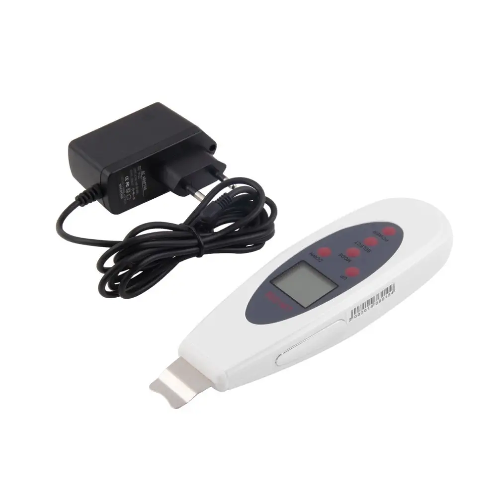 

Portable Digital Facial LCD Screen Display Ultrasound Skin Scrubber Skin Care Men Women Facial Spa Beauty Machine Face Cleaning