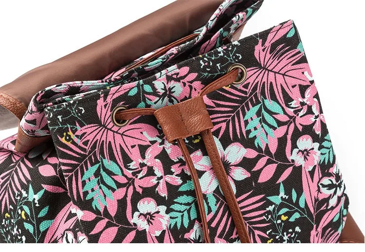 Miyahouse, геометрический принт, женский рюкзак, богемный стиль, женский, для путешествий, рюкзак, модный, на завязках, с клапаном, дизайн, для девочек, школьная сумка