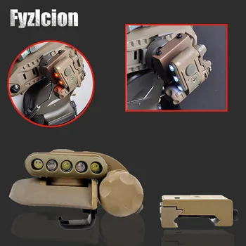 

Element HELMET LIGHT SET GEN 2 Softair Military White Red Ir Led Tactical Weapon Flashlights Airsoft Fit Bicycle Motorcycle TAN