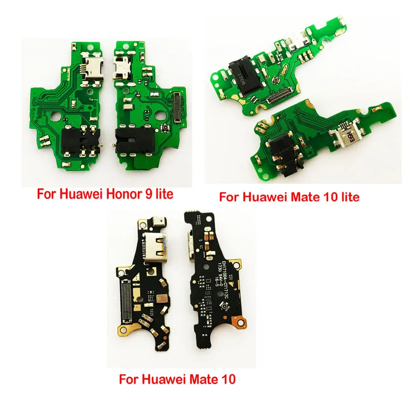 

New For Huawei Honor 9 Mate 10 lite USB Charging Port Charger Dock Connector Flex Cable Headphone Jack Mic Microphone Board