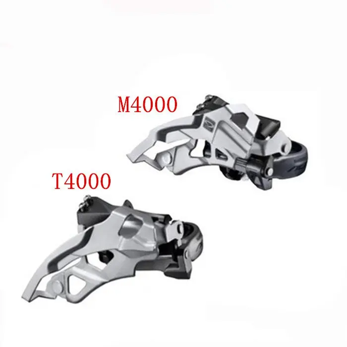 Shimano Alivio FD-M4000 T4000 3x9 Скоростной Велосипед Передний переключатель плоский верх/вниз-качели