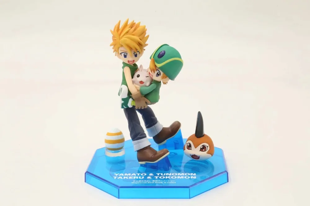 

Digimon YAMATO Takaishi Takeru Pvc Action Figures 100mm Anime Digimon Adventure GEM Collectible Model Toys Figurine