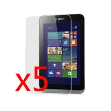 5x пленка для ЖК-дисплея+ 5x чистая ткань, Премиум HD кристально чистая Защитная пленка для acer Iconia W4-820 W4 820 8"
