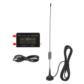

RTL-SDR Upconverter USB Tuner Receiver RTL2832U+R820T Tu 100KHz-1.7GHz Full Band Assembled by DIY Test signals