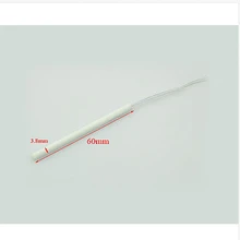 4 шт. 3,8 мм X 60 мм 220 в 35 Вт керамический обогреватель сердечника нагревательный элемент для паяльника
