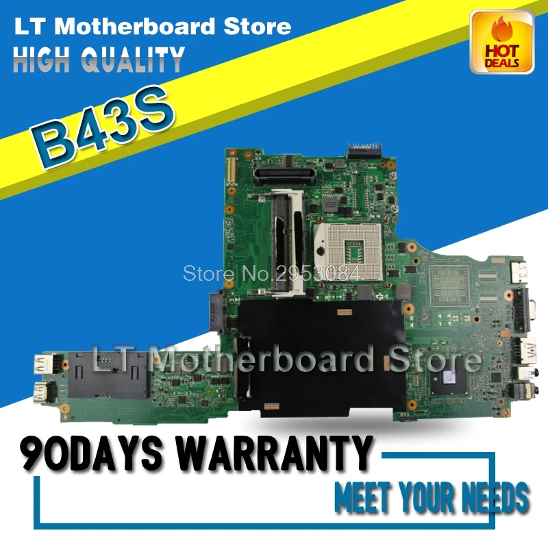 

Laptop Motherboard For ASUS B43 B43S System Board Main Board Mainboard Card Logic Board Tested Well Motherboard