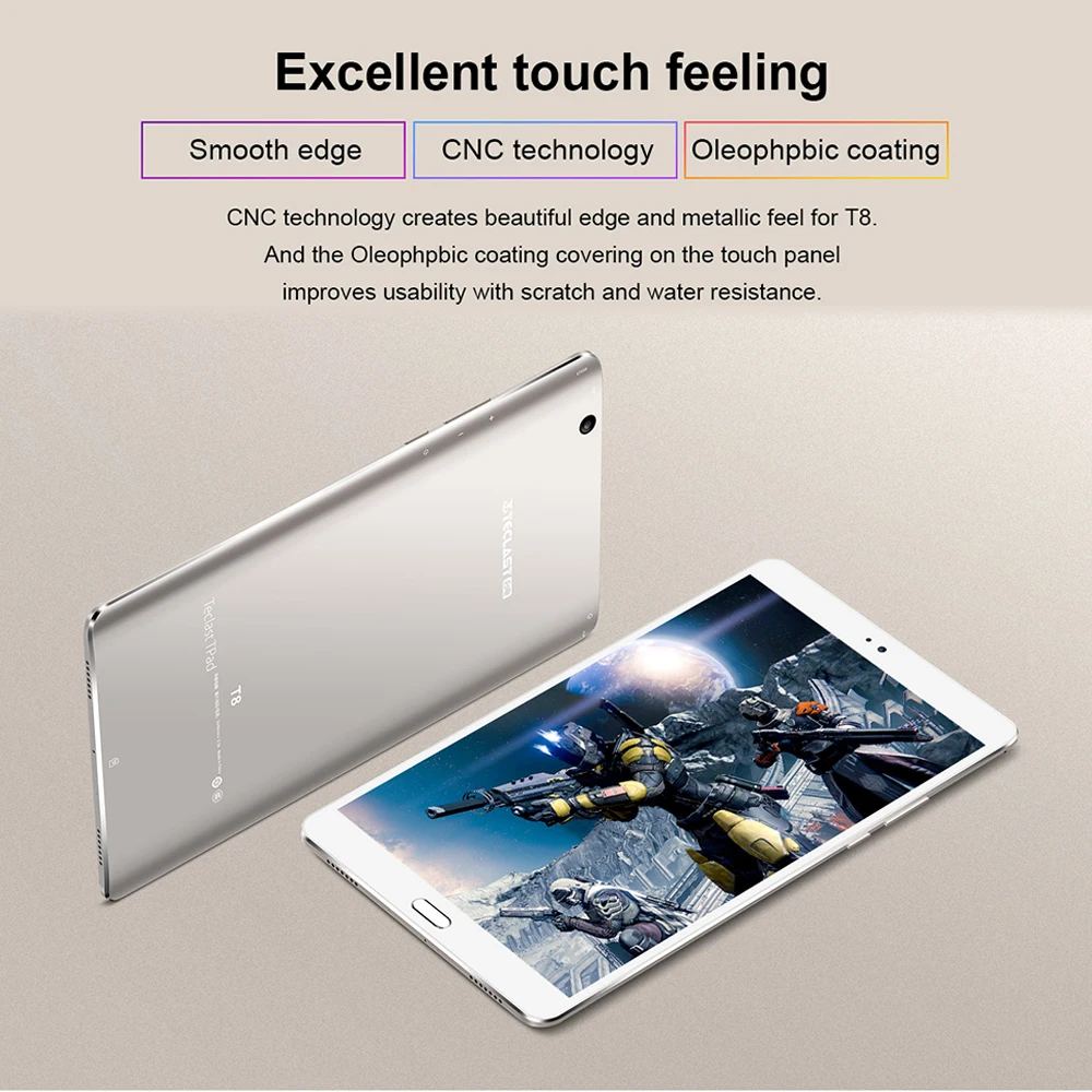 Новые 8 4 дюймов планшеты Teclast гекса Core T8 MTK8176 Android 7 0 ГБ/64 Гб Ultra Slim спереди 13.0MP