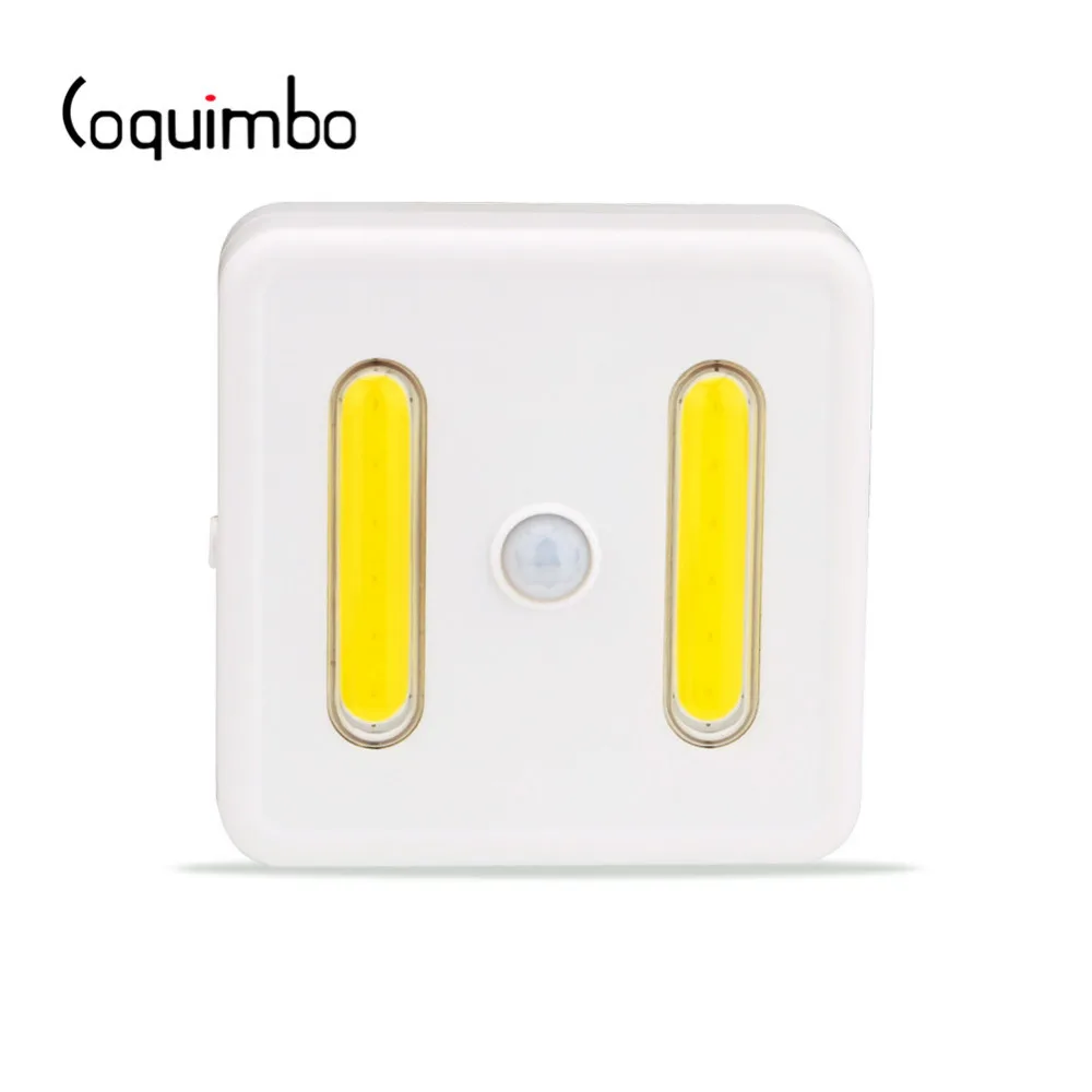 Coquimbo яркая светодиодная лампа COB с переключателем датчика движения питание от