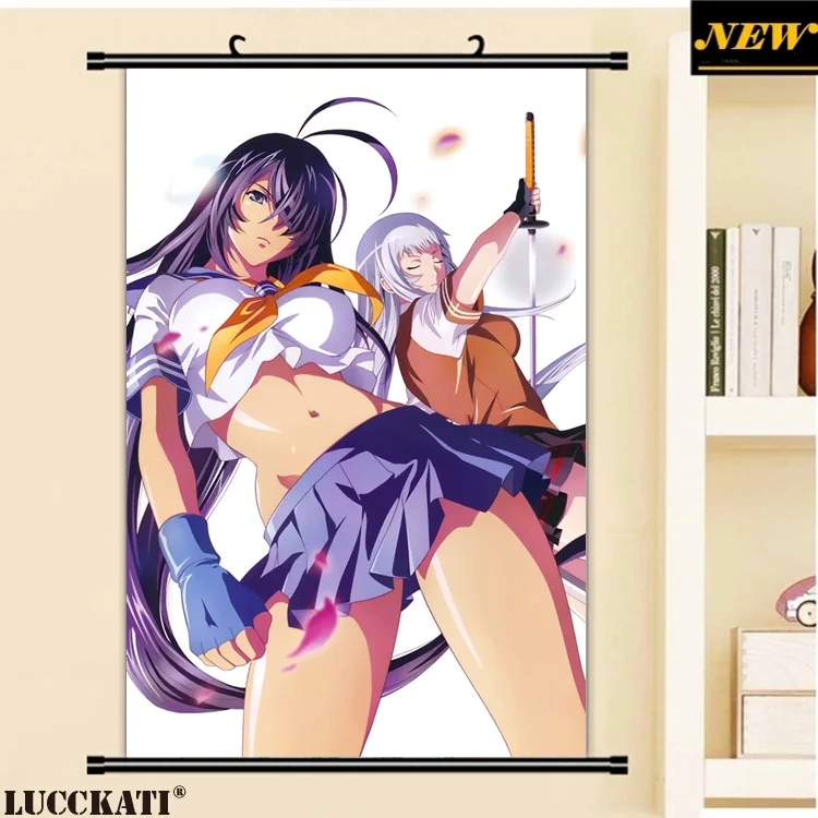 

40X60CM Ikkitousen Battle Vixens Shiozaki Yuji Series cameltoe cartoon anime wall picture mural scroll canvas painting poster