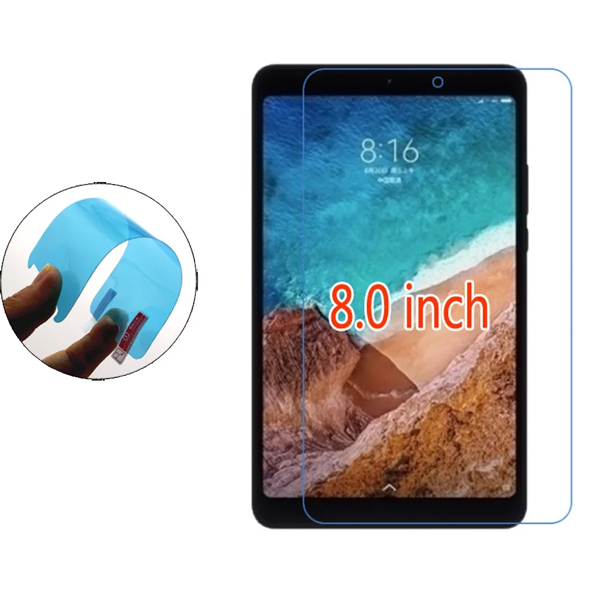 

Clear Soft TPU Nano Explosion-proof Tablet Screen Protector Protective Film for Xiaomi Mi Pad 4 / Xiomi Mipad 4 8.0inch