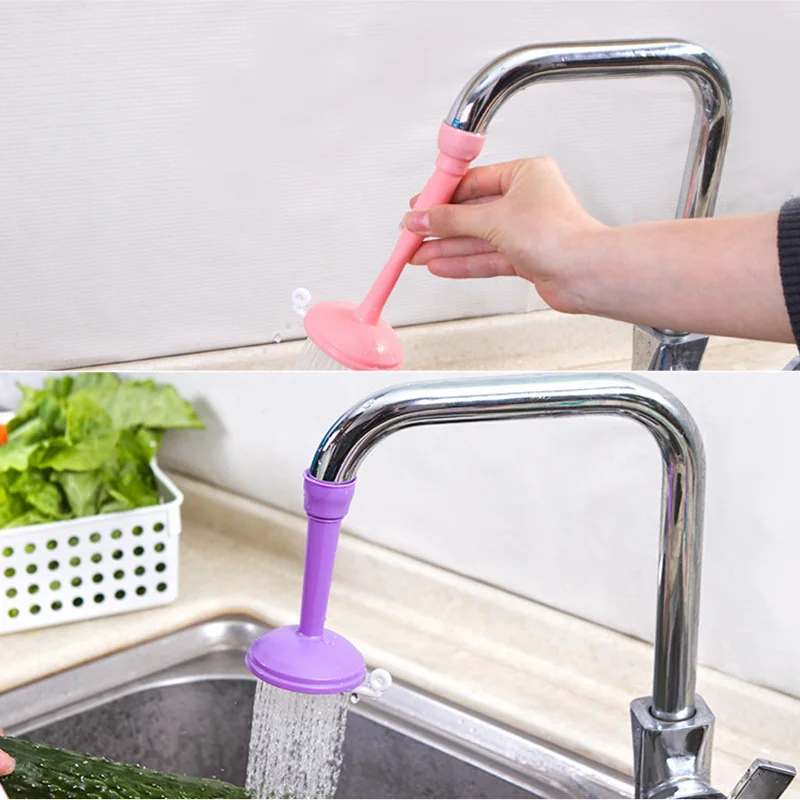 Kitchen Faucet Extender Shower Head Rotating Adjustable Shower Water-saving Tap Nozzle bathroom faucet extender home tools