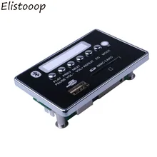 Elistoooop USB FM Aux радио Bluetooth MP3 декодер плата модуль Автомобильный USB MP3 плеер встроенный пульт дистанционного управления USB FM Aux радио