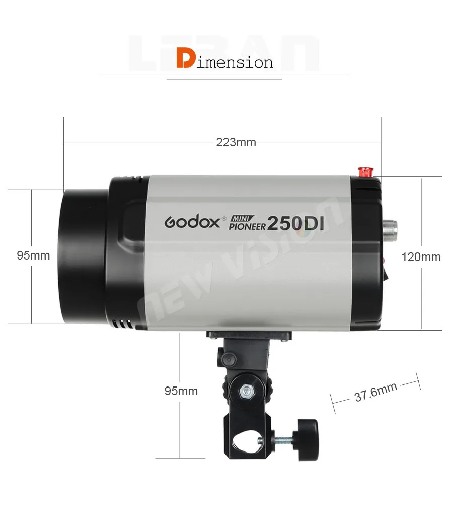 Godox 250DI 250Ws Мини Мастер Фотостудия вспышка монолайт стробоскоп