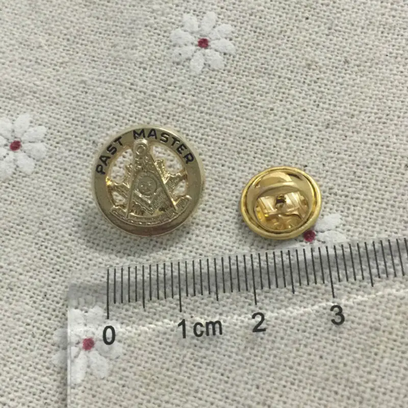 100pcs wholesale free masons lapel pin metal badge craft souvenir PAST