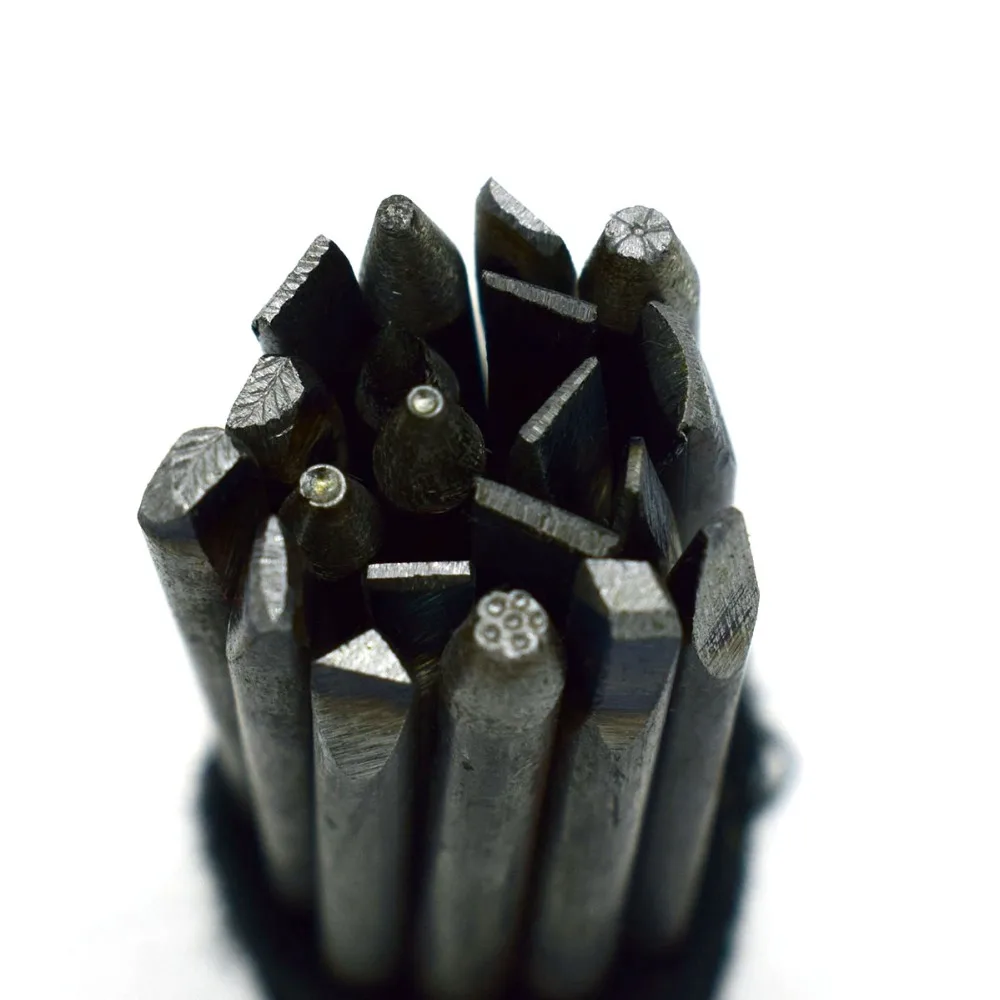 

20Pcs Metal Stamp Set Assorted Punches Jewelry Making Tools