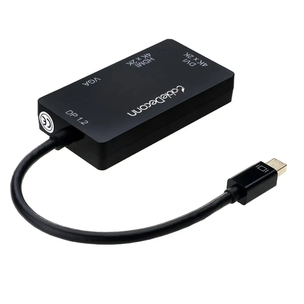 Адаптер thunderbolt mini displayport hub VGA HDMI DVI 4k для macbook конвертер проектора| |