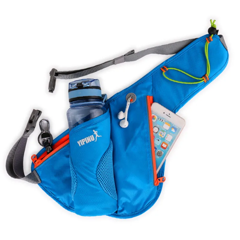 

Runner waist pack sports bag Lady running waist pack Adjustable belt Men fanny pack Hangable Towel kettle package 4 colorsB11