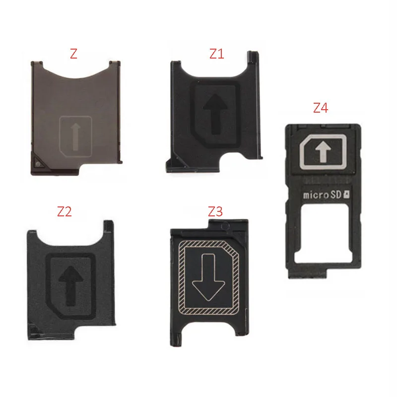 1 шт. слот для держателя Micro Sim карты Sony Xperia Z Z1 Z2 Z3 Mini Z4 Z5 Premium Z5|adapter for sim cards|adapter simadapter