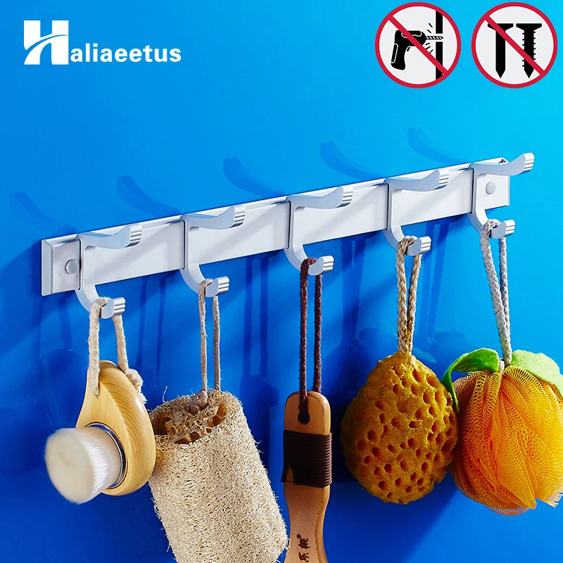 Buy Nail free Wall Mounted Robe Hooks For Door Modern