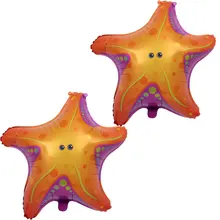 50 шт. 66*65 см Star fish шары на день рождения Морская звезда гелий Фольга шар для детский праздничный костюм поставки дети игрушки