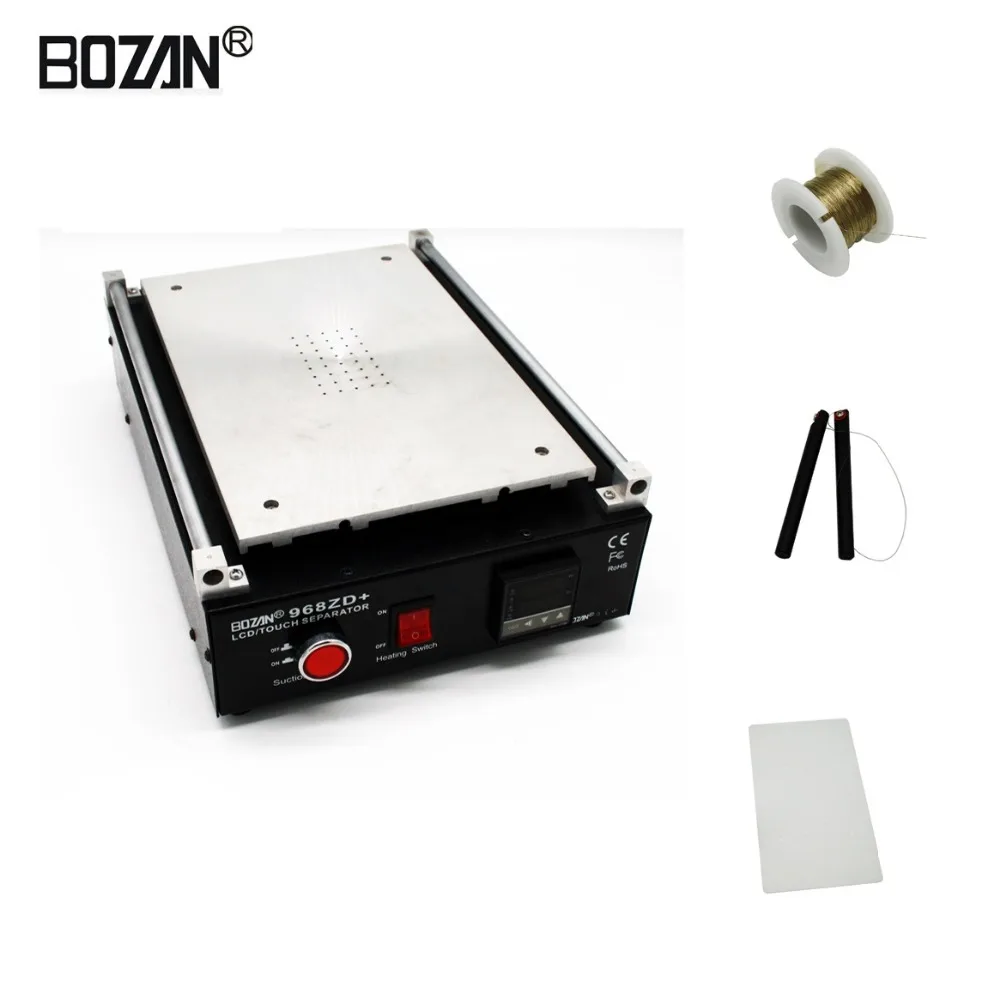 

BOZAN 968ZD+ New 110V/220V Built-In Air Pump Vacuum Separator for Tablet iPad Screen Repair,Mobile Touch Screen Seperate Machine