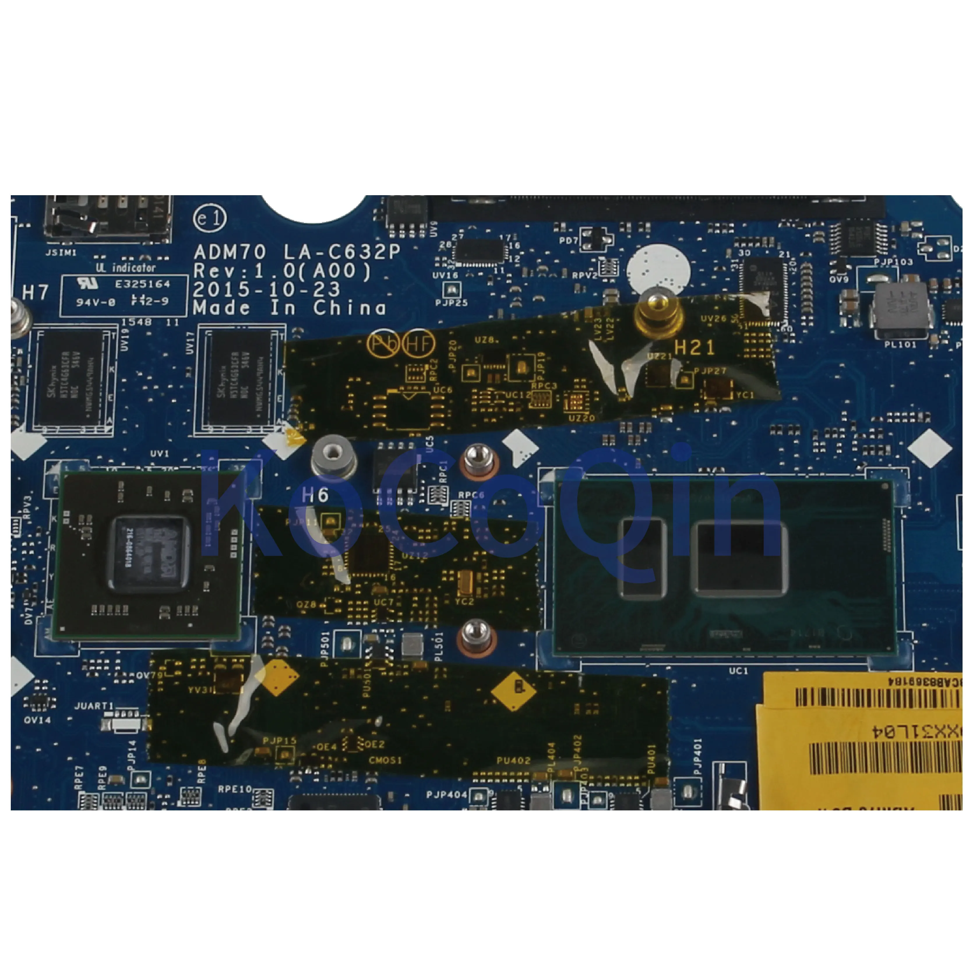 Most effective  KoCoQin laptop Mainboard For DELL Latitude E5470 Core I5 Mainboard CN-0DN9PC 0DN9PC LA-C632P SR2F0 