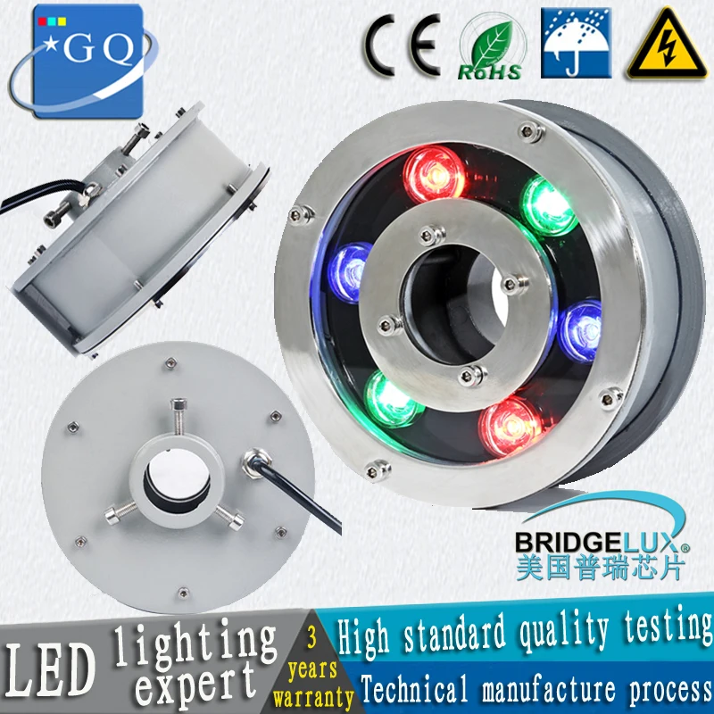 DHL free ship 18W*1 RGB colorful LED pool light LED Underwater Light Fountain Bridgelux 45mil DC12V 24V OR AC85-265V DHL free ship 18W*1 RGB colorful LED pool light LED Underwater Light Fountain Bridgelux 45mil DC12V 24V OR AC85-265V