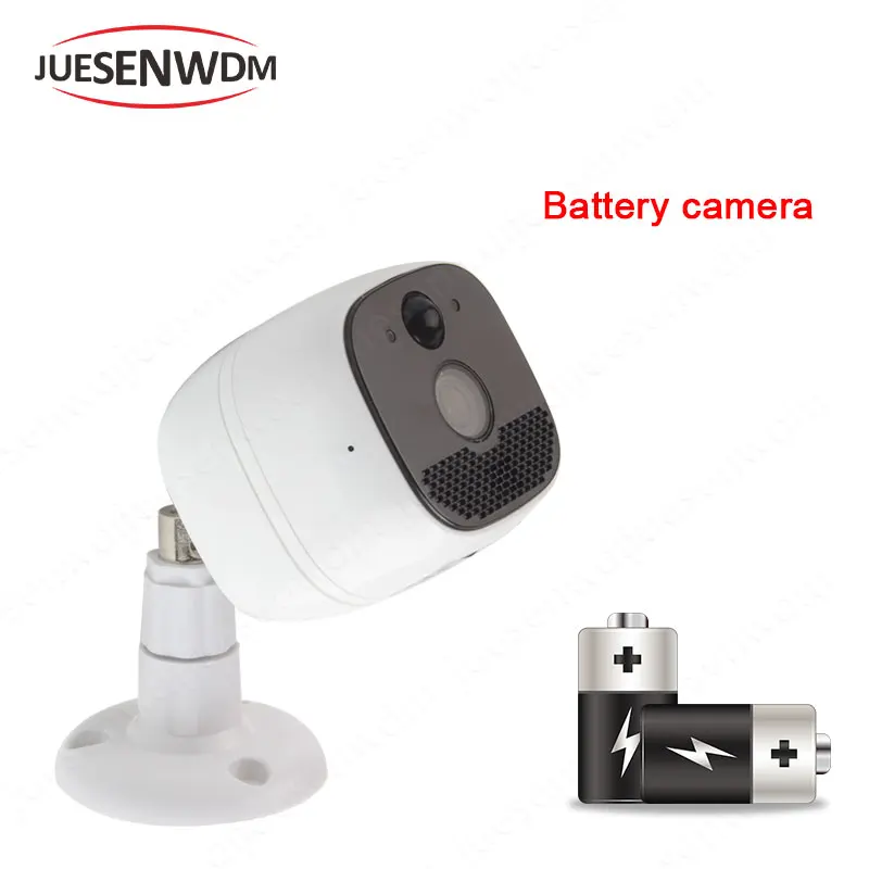 

Juesenwdm Battery camera 1080p poe cam Wifi Camera Wireless Wi-fi Night Vision 2.0MP HD CCTV IP66 waterproof outdoor indoor
