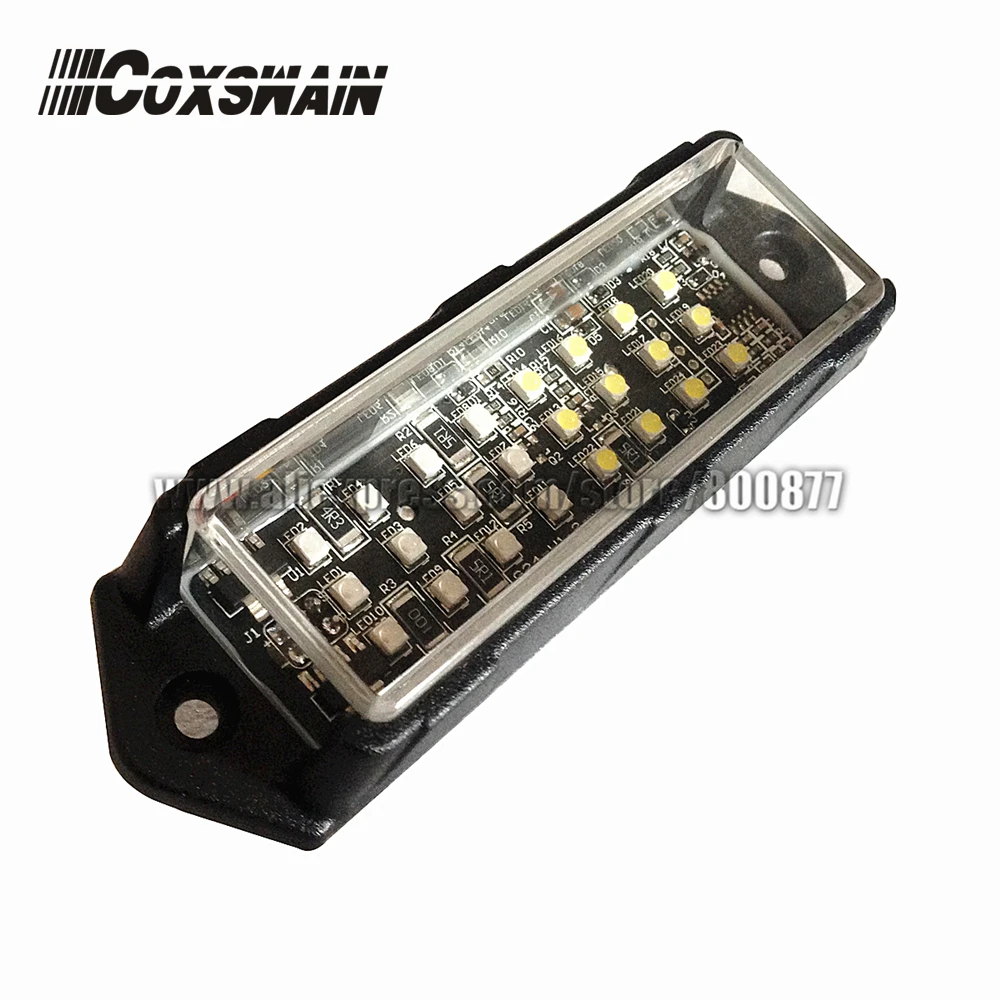 

VS-958 Car external warning lights LED grill surface mount lighthead , DC12V, 21 flash pattern, 24 LEDs super bright, waterproof