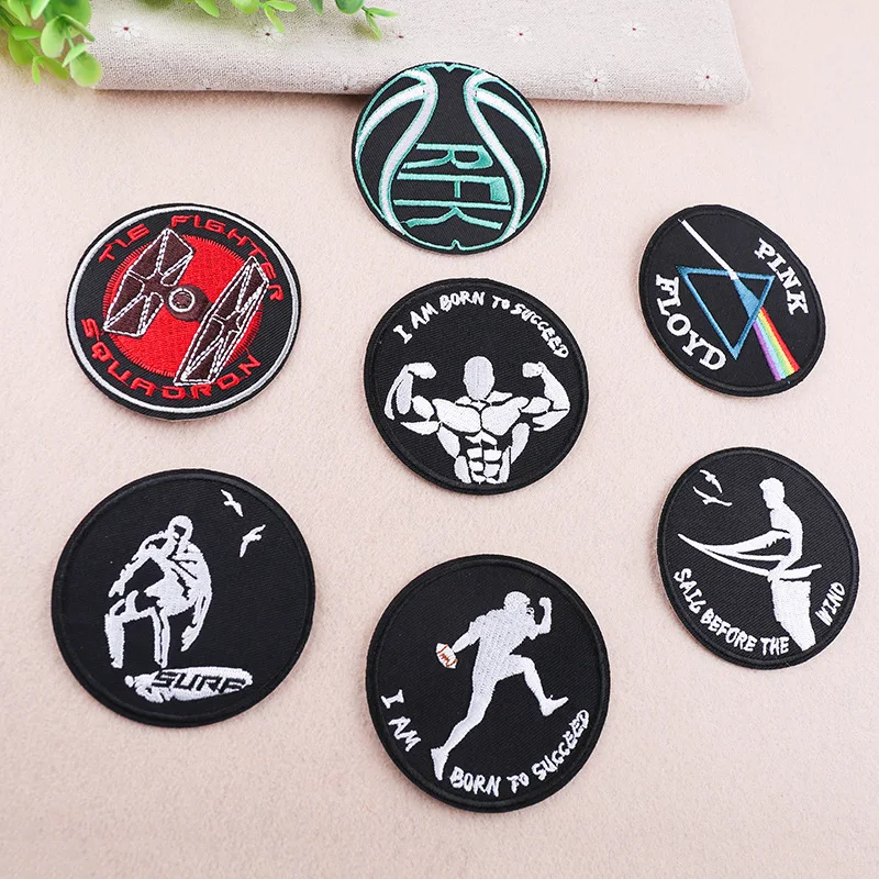 Buy DIY Sports Badge Embroidered Sew Iron On Patches