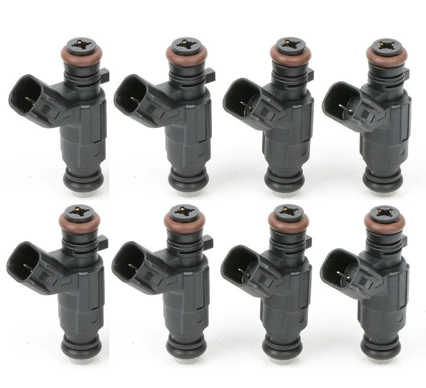 MOSTPLUS NEW (8) 60lb 630cc Fuel Injectors For Dodge Chrysler Jeep Hemi