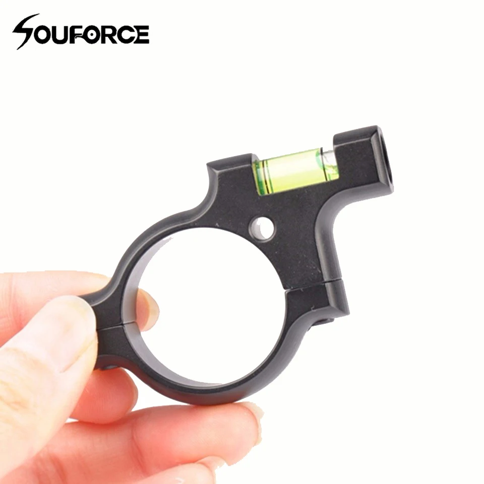

Tactical Military Spirit Bubble Level Ring for 30mm Tube Scope Durable Alloy Steel Balance Holder Mount Rail for Hunting