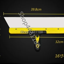 Высокое качество 1 шт. 398*320 мм высокое качество толще эластичная стальная Пластик ручка Шпатлёвки Ножи комплект скребок строительные инструменты