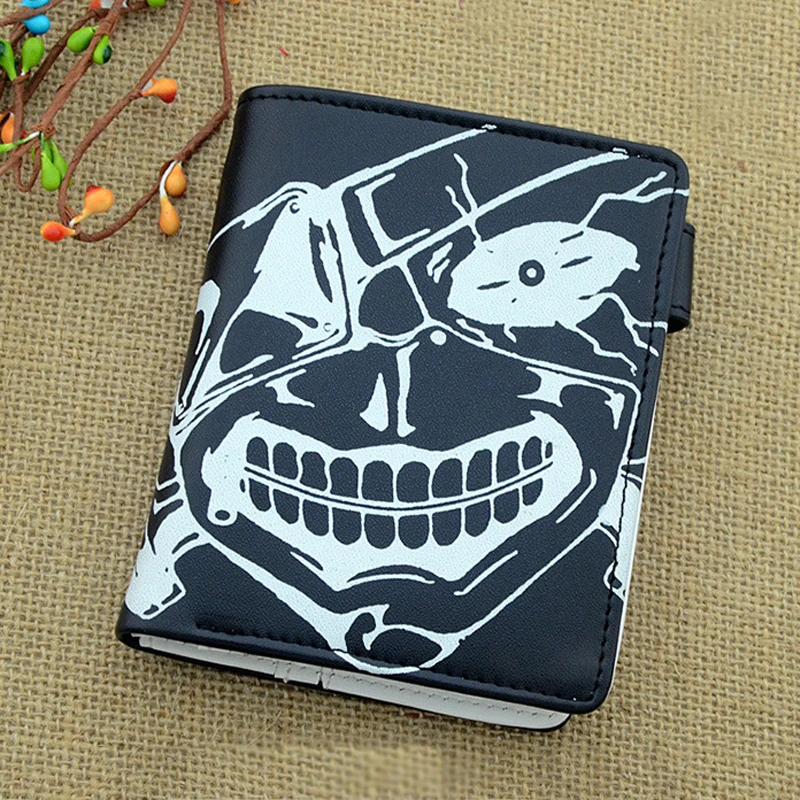 Tokyo Ghoul Кошелек для монет Кен канеки короткий кошелек денег мужчин и женщин на