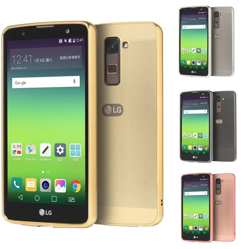 ZEALLION для LG Stylus 2 Plus чехол в 1 металлический алюминиевый каркас тонкий матовый