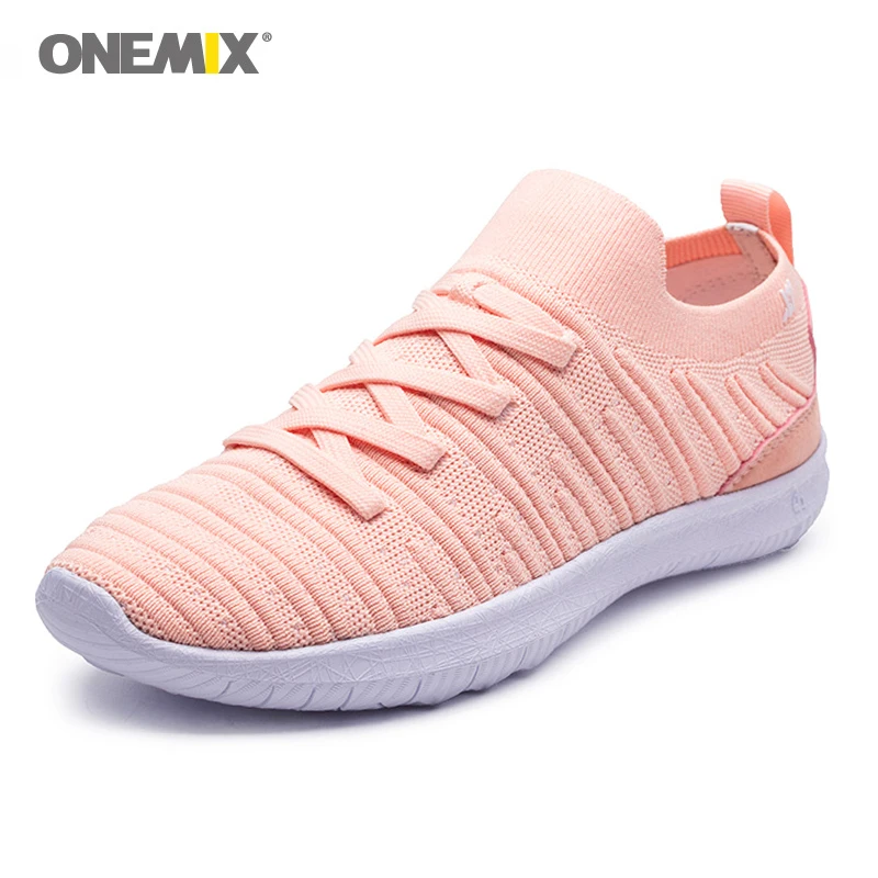 Onemix/типичный стиль женские кроссовки для бега прогулочные беговые на шнуровке