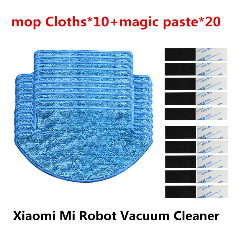 

30 pcs/set Xiaomi Mi Robot Vacuum Cleaner Parts kit ( mop Cloths*10+magic paste*20)