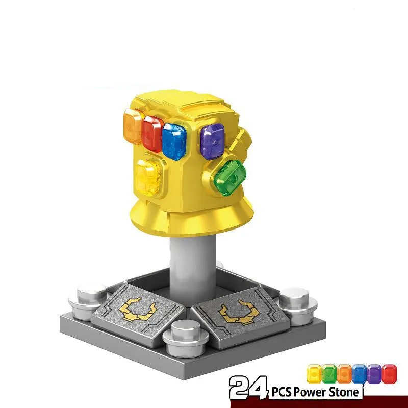 

New Avengers Infinity War DC Super Heroes Building Blocks Thanos Infinity Gauntlet Figure Models Set Toy Compatible with Lego