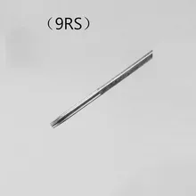 BEAUTY7 100 шт. Медицинская нержавеющая сталь 9RS одноразовые стерильные для татуировки иглы круглые из Магнума изогнутые наконечники для тату иглы питания