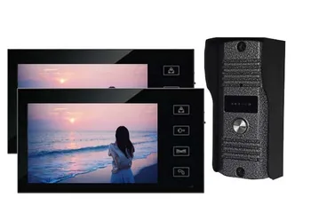 

XinSiL New Item 7"TFT Touch Key Screen LCD Color Video Door Phone Doorbell Intercom system Night Vision Eye Camera Doorphone 1V2