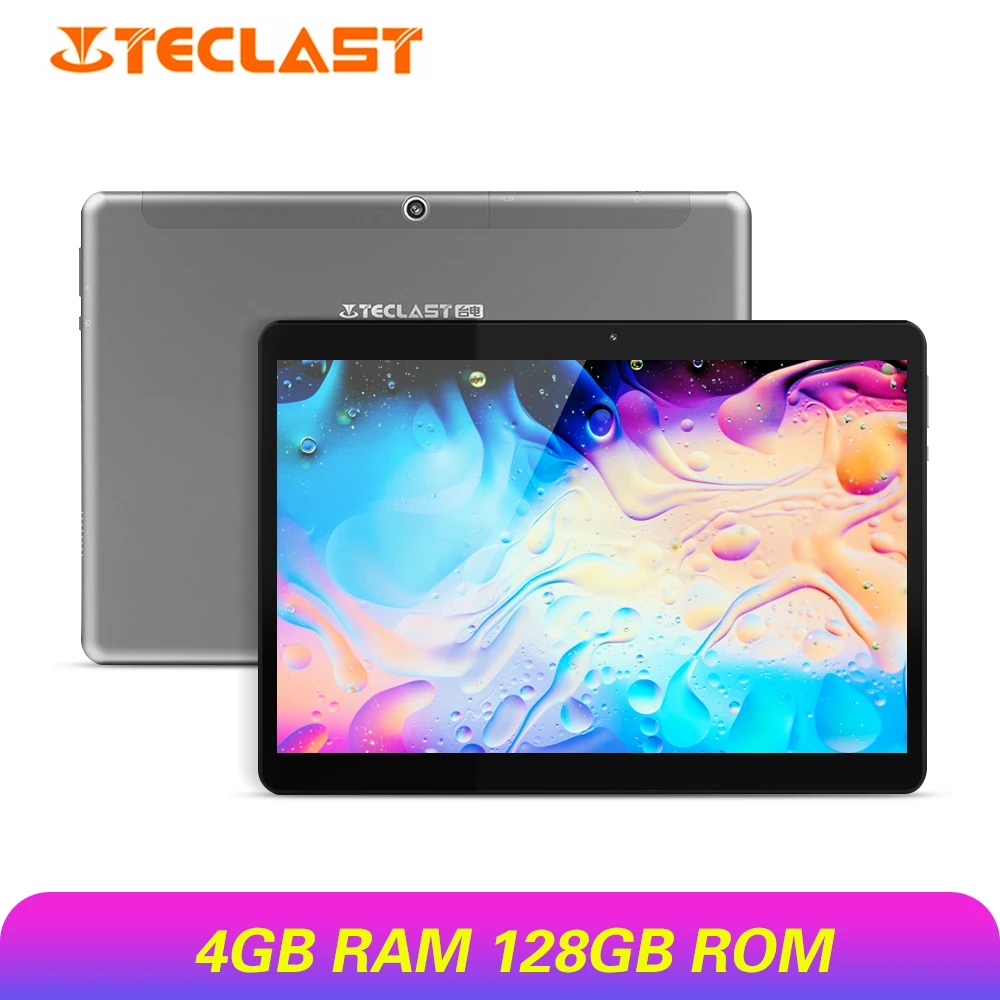 

Updated 128GB Teclast M20 4G Tablet PC 10.1 inch IPS Android 8.0 MT6797 1.4GHz Deca Core CPU 4GB RAM 128GB ROM 5.0MP Camera