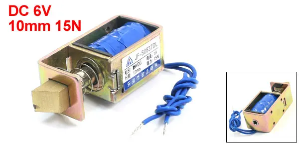 Repairing DC 6V 1A 10mm Stroke 15N Force Door Locking Assembly Solenoid